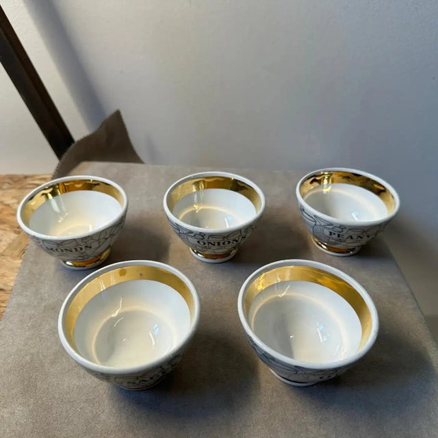 1950s Mid-Century Modern Piero Fornasetti Porcelain Aperitivo Set For Sale - Image 6 of 11