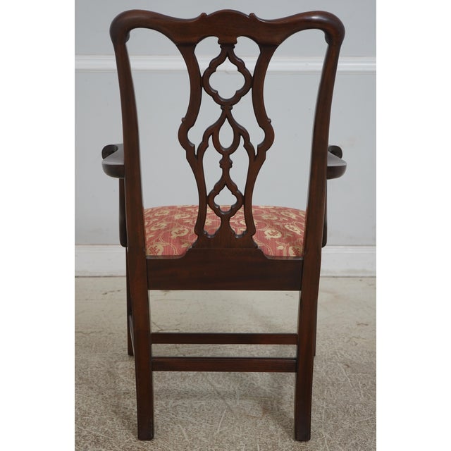 Henkel Harris Set of 10 Henkel Harris Model 115 Mahogany Dining Room Chairs For Sale - Image 4 of 12