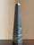 16' Neoclassical Style Dark Green Marble Obelisk For Sale In Baltimore - Image 6 of 17