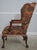 Traditional Ball & Claw Wing Back Open Armchair For Sale - Image 3 of 18