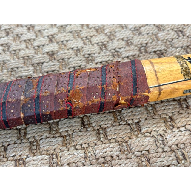 Brown 1960s Wooden Tennis Racket Pair For Sale - Image 8 of 9