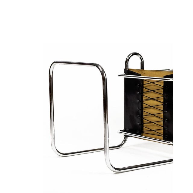 Terrj Leather Chair by Luigi Saccardo for Arrmet, Italy, 1970s For Sale - Image 11 of 12