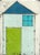 Encaustic Collage Installation by Gina Cochran - "Tiny Dwellings" Series - The Whole Village - Set of 8 For Sale - Image 9 of 10
