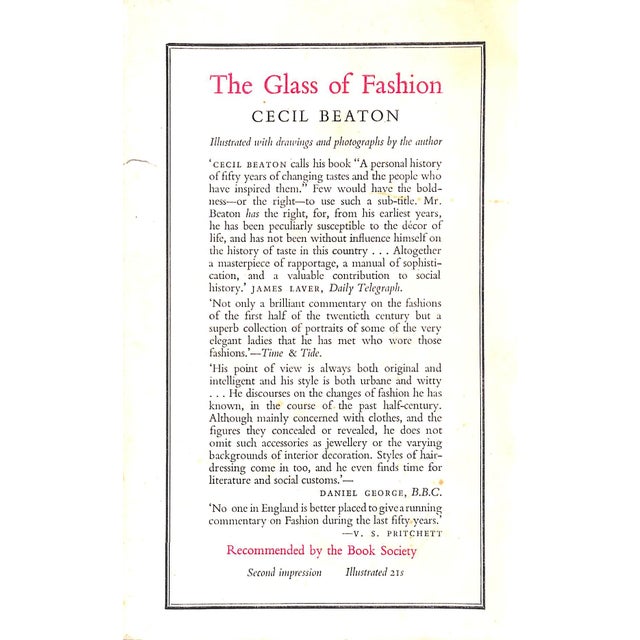 BEATON, Cecil [214] pp. Weidenfeld & Nicolson 1955 8 3/4" x 5 3/4"