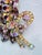 1960s Verified Juliana D&E Amethyst Ab Rhinestone Floral Spray Brooch Book Piece For Sale In Salt Lake City - Image 6 of 8