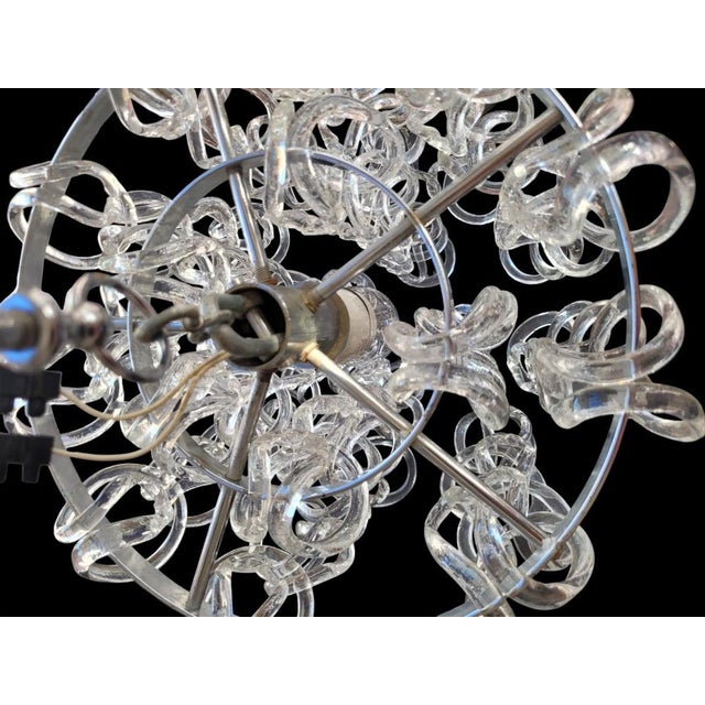 Glass Giogali Pendant by Angelo Mangiarotti for Vistosi, 1967 For Sale - Image 7 of 12