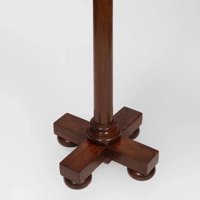 Antique Arts & Crafts Mahogany Hall Hat Rack circa 1910 For Sale - Image 12 of 13