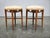 Art Deco Walnut and Beech Stools, Czechoslovakia, 1930s, Set of 2 For Sale - Image 10 of 12