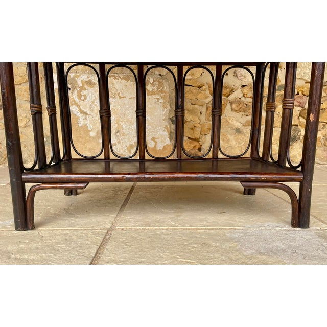 Vintage Bamboo and Rattan Bookcase, 1960s For Sale - Image 11 of 18