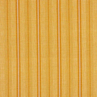 Schumacher X A Rum Fellow Panan Hand Woven Stripe Fabric in Mostaza For Sale