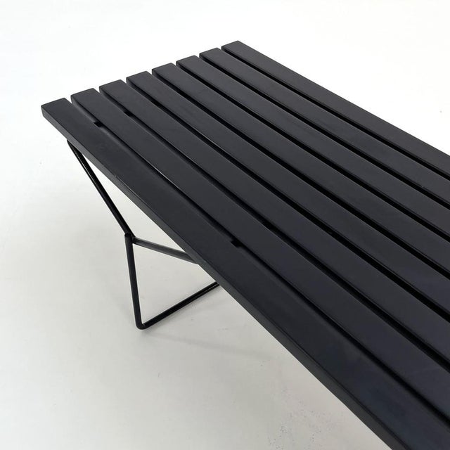 Harry Bertoia Slat Bench attributed to Harry Bertoia for Knoll International, 1960s For Sale - Image 4 of 12