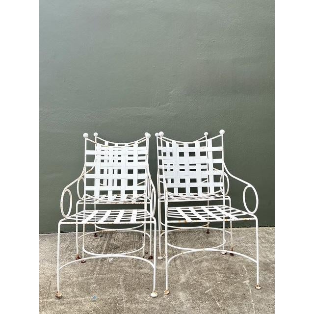 This elegant set of four vintage dining chairs, inspired by the iconic "Papperzini" designs, beautifully marries mid-...