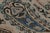 1920s Antique Mahal Geometric Cream Pink Res and Blue Wool Paisley Rug For Sale - Image 5 of 10