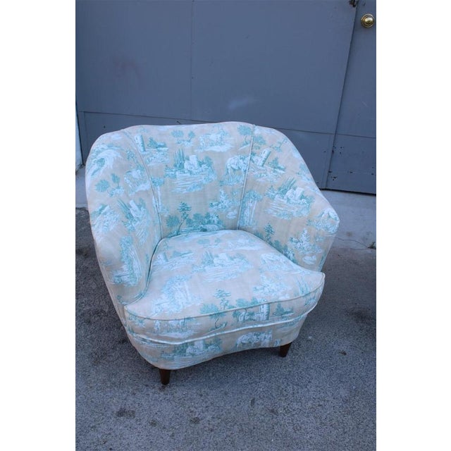 Set of Mid-Century Armchairs in the style of Gio Ponti, Italy, 1950s For Sale - Image 9 of 18