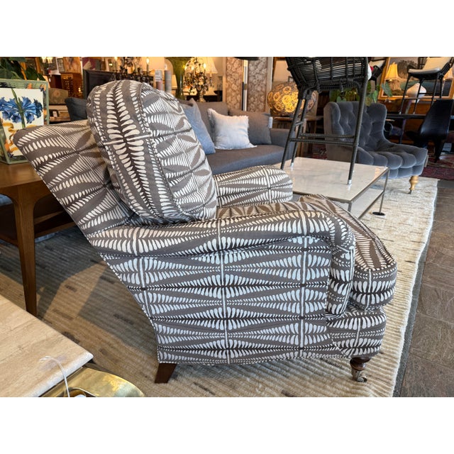 Contemporary Lee Industries for Grace Home Furnishings Bespoke Lounge Armchair For Sale - Image 3 of 12