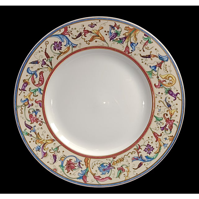 Villeroy & Boch and Heinrich - double set of porcelain plates in the Madeleine pattern, comprising 12 dinner plates and 12...
