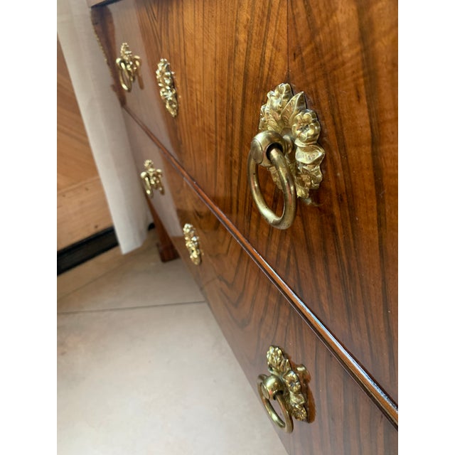 Italian Neoclassical Commode With Exceptional Brass Hardware For Sale - Image 14 of 18