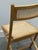 Mid-Century Belgian Folding Chairs in Wood and Hand-Woven Cane, Set of 4 For Sale - Image 14 of 15