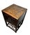 Chinese Antique Chinese Wood Cabinet With Decorative Fretwork Cracked Ice on Base For Sale - Image 3 of 12
