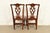 Drexel Heritage Georgian Carved Mahogany Dining Chairs, Set of Four For Sale - Image 12 of 13