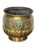 Antique Victorian Brass Jardiniere Planter With and Lion Head Handles For Sale - Image 4 of 11