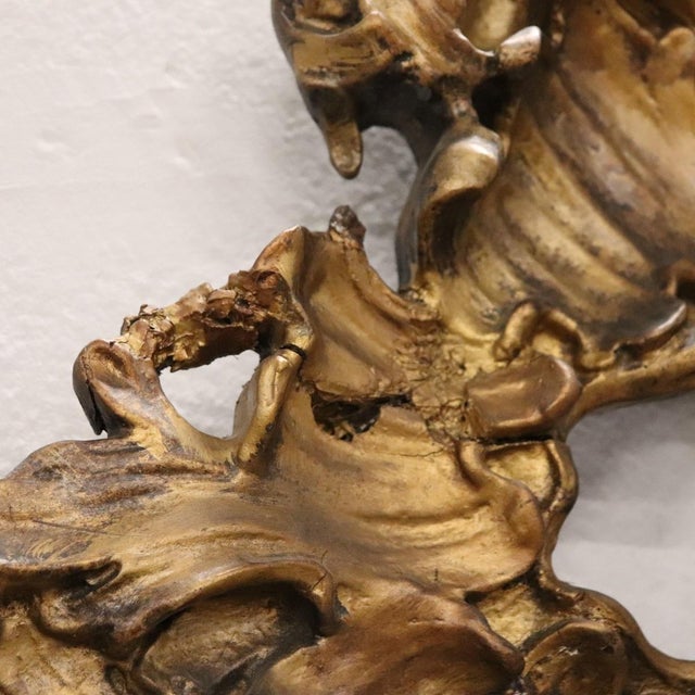 Antique Late 19th Century Gilt Wall Mirror For Sale - Image 11 of 14