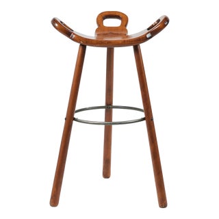 Midcentury Spanish Marbella Bar Stool, C. 1970 For Sale
