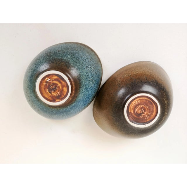 Mid-Century Swedish Bowls by by Gunnar Nylund for Rörstrand, 1950s, Set of 2 For Sale - Image 10 of 11