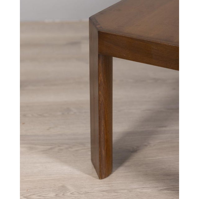 Wood Vintage Walnut Coffee Table, Italy, 1960s For Sale - Image 7 of 11