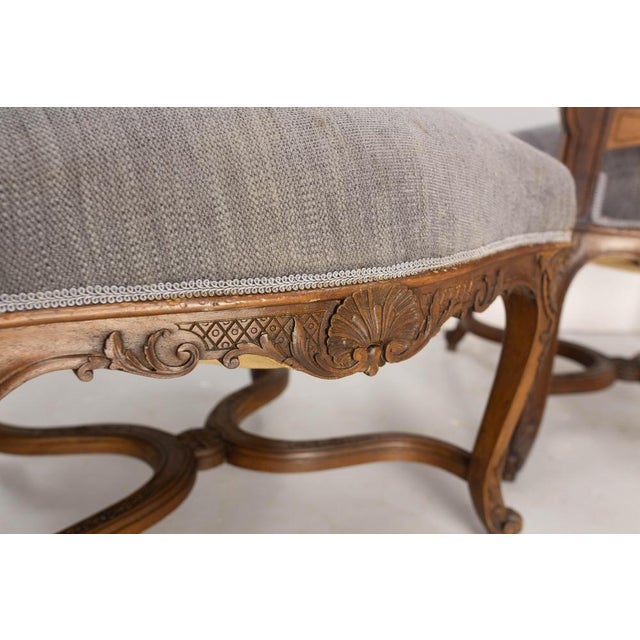 Mid-Century Regency Chairs, Set of 2 For Sale - Image 6 of 13