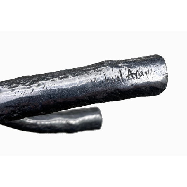 Metal Micheal Aram Candlesticks Branch Motif- a Pair For Sale - Image 7 of 7