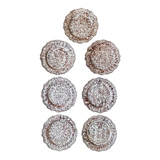 Set of Seven 18th Century Whieldon Tortoiseshell Plates For Sale