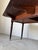 Wood Antique English Regency Solid Mahogany Pembroke Drop-Leaf Table With Drawer & Original Casters For Sale - Image 7 of 12