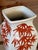 Ceramic Vintage Chinoiserie Porcelain Bamboo Vase in Rust Red For Sale - Image 7 of 9