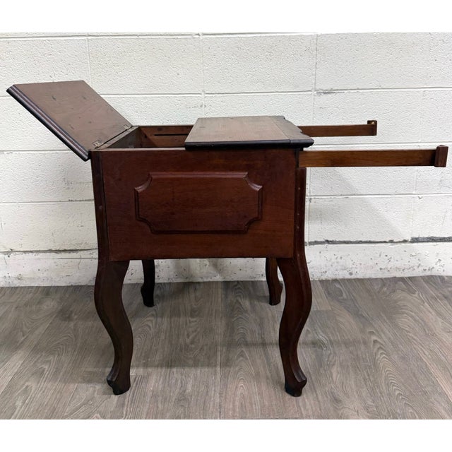 Antique 1872 Brown’s Patent Victorian Convertible Stand Secretary Writing Table For Sale In Kansas City - Image 6 of 10