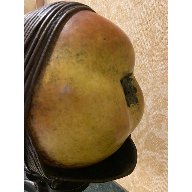 Late 20th Century Bronze Pears Sculpture by Luis Montoya & Leslie Ortiz For Sale - Image 4 of 11