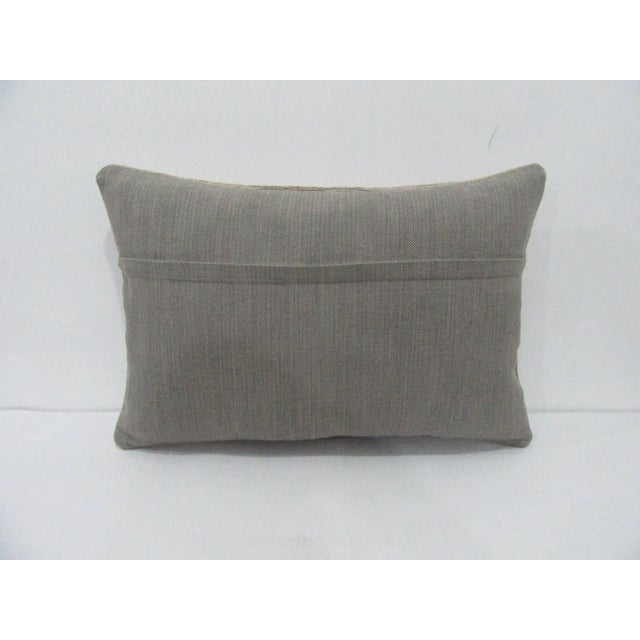 Traditional Washed Out Decorative Pillow Cover For Sale - Image 3 of 4
