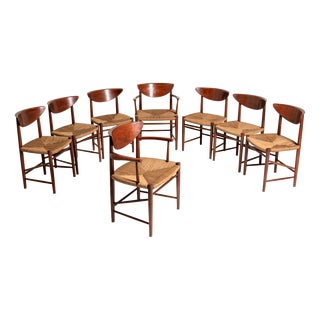 316/317 Chairs by Hvidt & Mølgaard-Nielsen for Søborg, 1955, Set of 8 For Sale