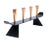 1960s Mid Century Swedish Steel Candelabra by Gunnar Ander For Sale