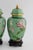Green VTG Pair of Chinese Cloisonne Urn Vases in Gorgeous Green For Sale - Image 8 of 10