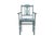 This Vintage Anglo-Indian Painted Teakwood Armchair is handcrafted from solid teakwood, featuring a beautifully carved...