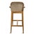 2020s Outdoor Teak & Faux Rope Bar Stool For Sale - Image 5 of 12