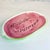 1980s Vintage Americana Boho Chic Arts & Crafts Hand-Painted Ceramic Watermelon Platter. For Sale - Image 6 of 12