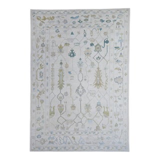 Turkish Oushak Rug 9'5" x 13'5" #20394 For Sale