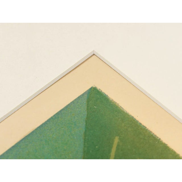 Blue Sven Jonson, Lake, 1960, Color Lithograph on Paper For Sale - Image 8 of 11