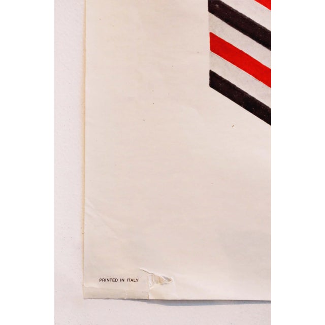 1970s 1977 Swedish Exhibition Poster, Milanomässan, Internationellt Centrum För Handeln For Sale - Image 5 of 5