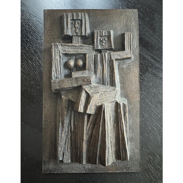 Percz János, Cubist Sculpture in Bronze For Sale - Image 3 of 8