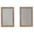 Brown 1900s French Oak Wall Mirrors - A Pair For Sale - Image 8 of 18