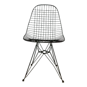 1960s Mid Century Modern Wire Eames Chair With Eiffel Base by Herman Miller