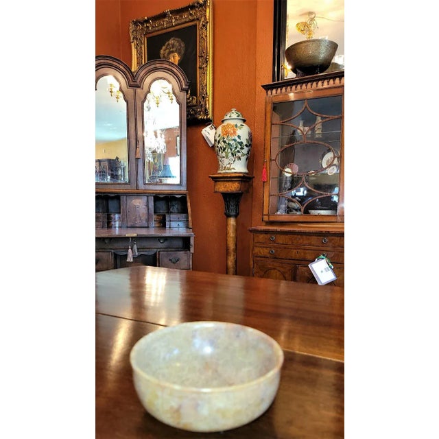 Early 20th Century 20c Chinese Soapstone Polished Bowl For Sale - Image 5 of 7